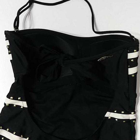 Jessica Black/white 1-piece swimsuit Sz not label - Picture 4 of 6